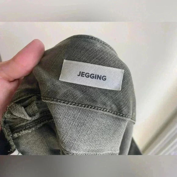 Torrid Skinny Jegging Jeans Olive Army Green Size 18 Regular Super Stretchy - Picture 5 of 8